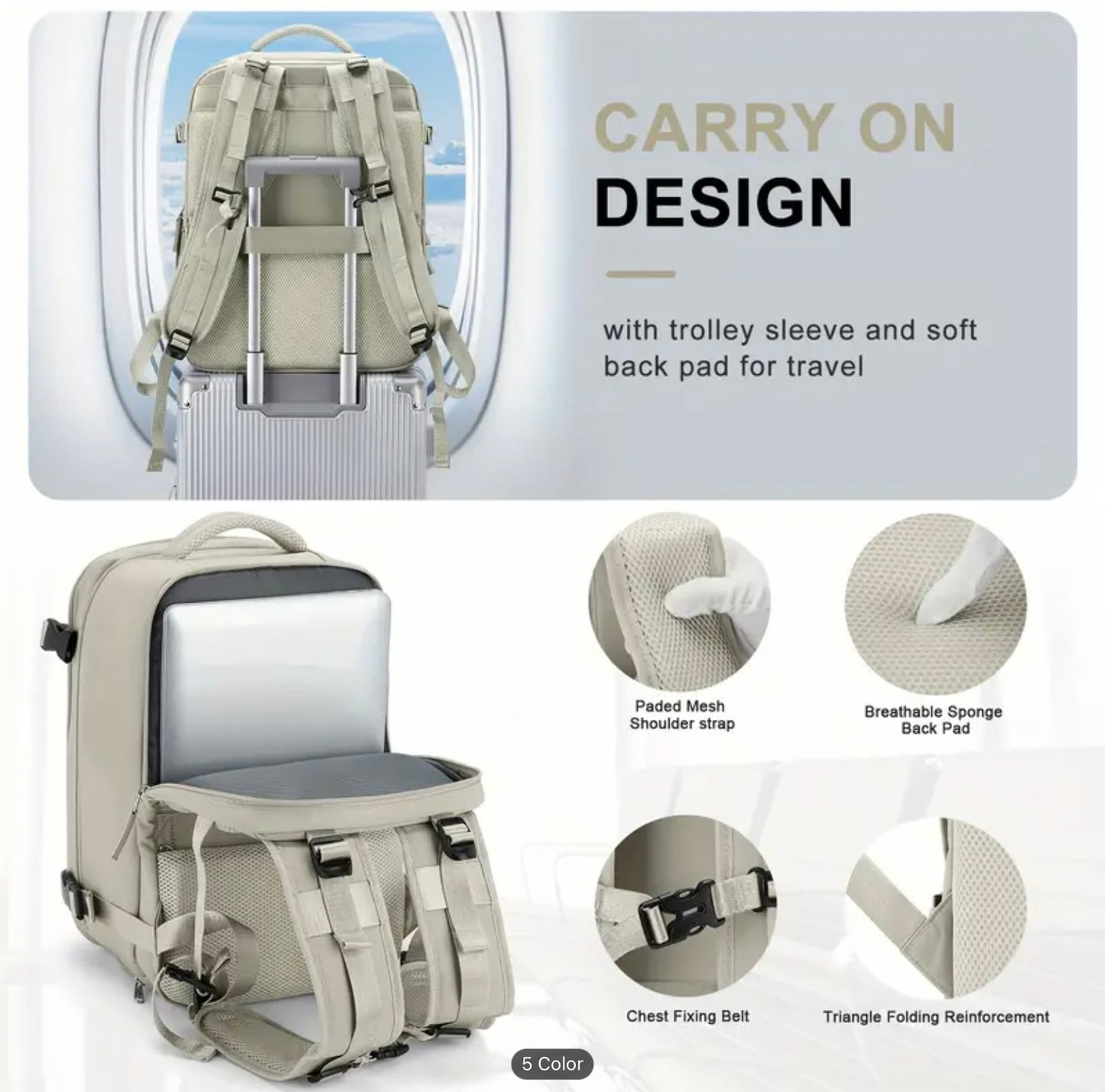 New Style lightweight Travling Bag , Suitable For Travel and Laptop Compartment, water proof